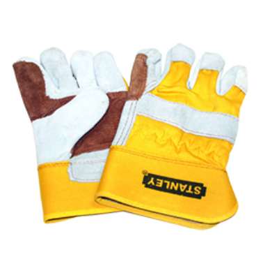 Leather Double Palm Durable Industrial Safety Glove, Superior Protection for Metalwork and Fabrication, Comfortable Fit, Long-Lasting Material, Reliable Performance in Demanding Environments